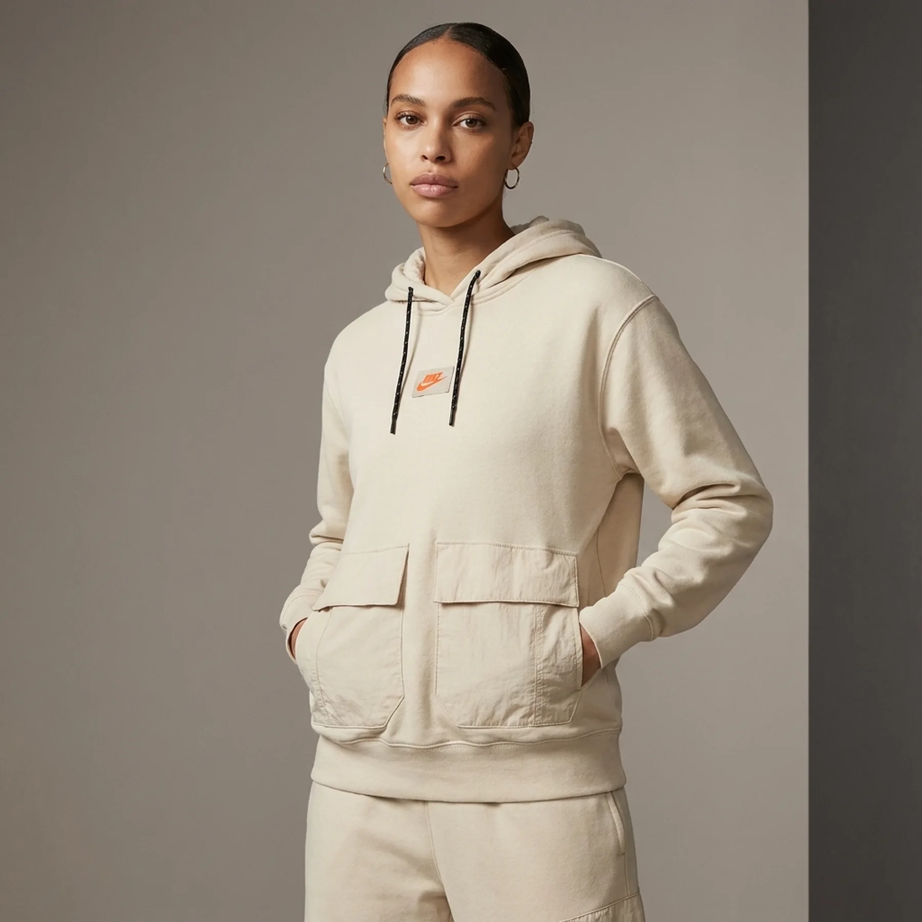 Кофта жіночі Nike Nsw Flc Po Hoodie Su (DX2324-206)