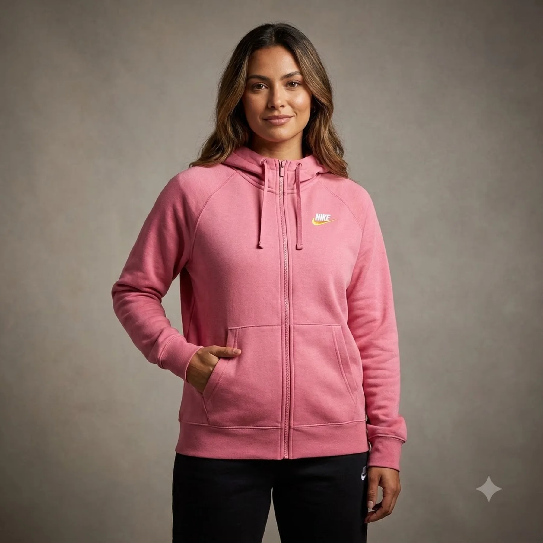 Кофта жіночі Nike Nsw Hoodie Fz Flc Bb Vrsty (CU5056-614)