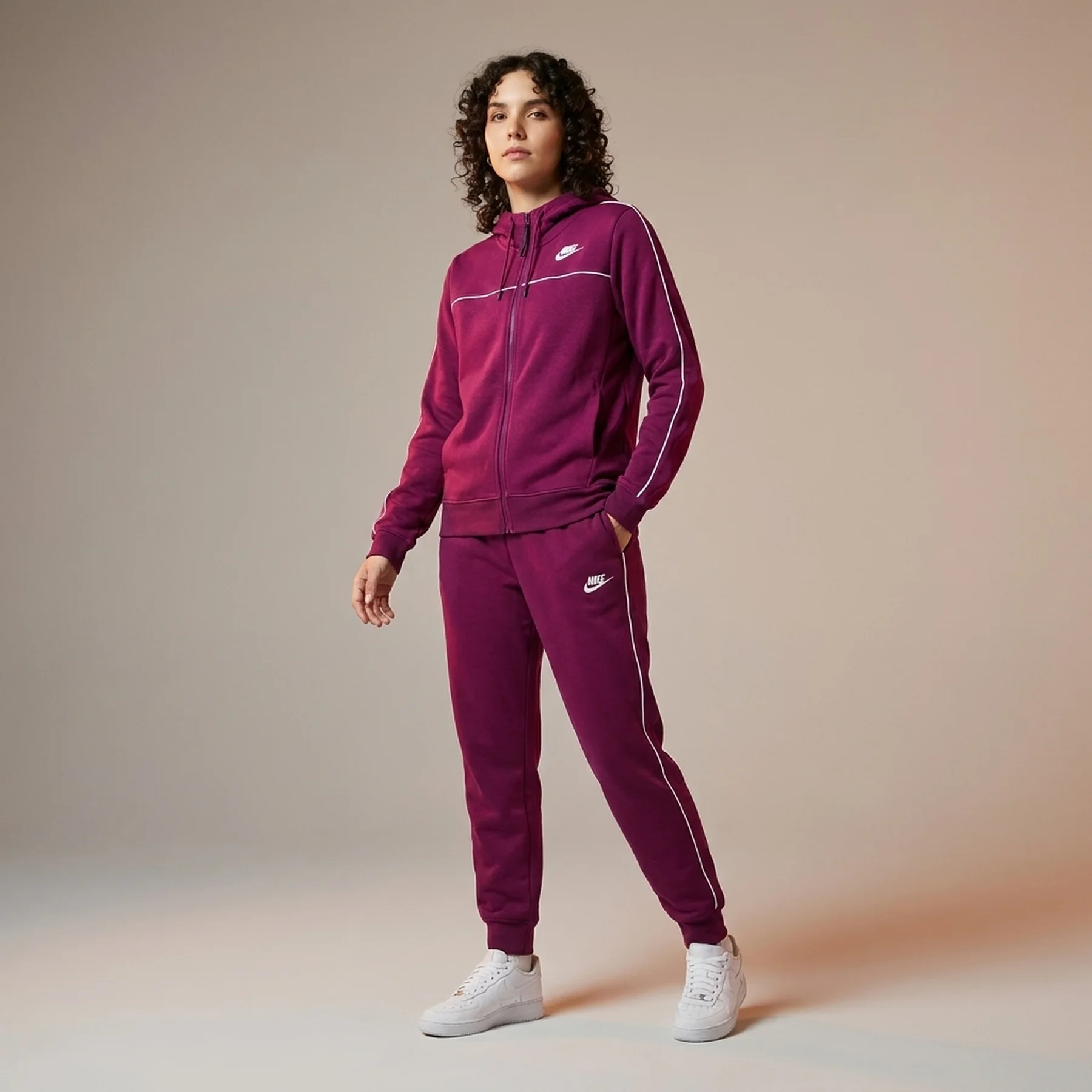 Кофта жіночі Nike Nsw Mlnm Essntl Flc Fz Hdy (CZ8338-610)