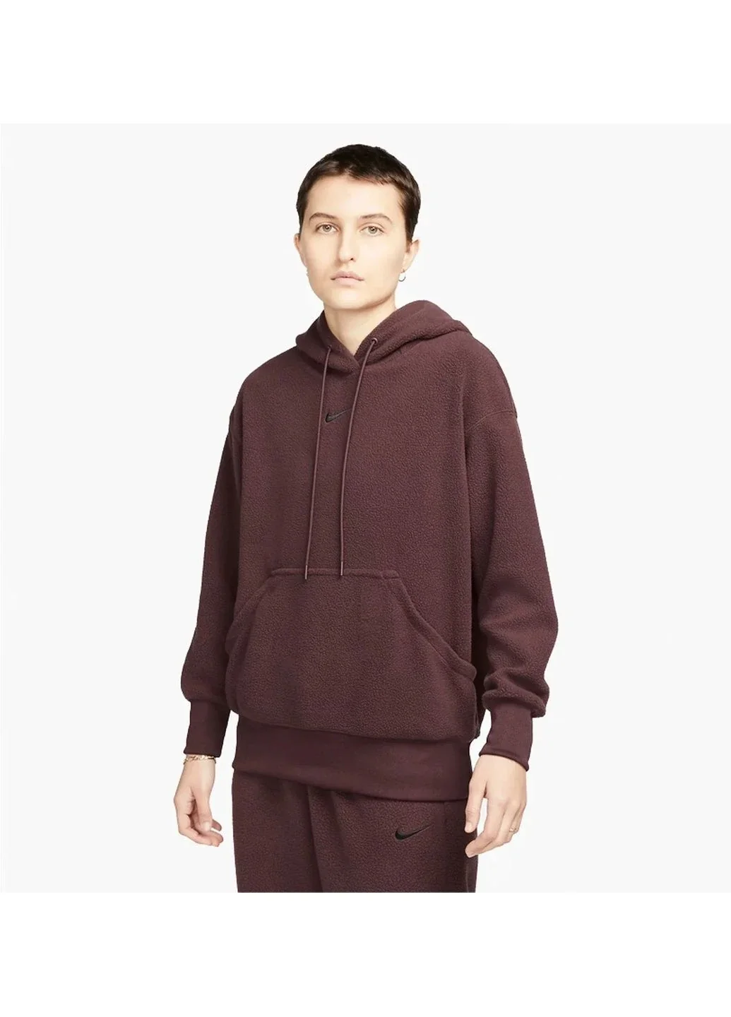 Кофта жіночі Nike Nsw Plsh Po Hoodie (DQ6840-652)