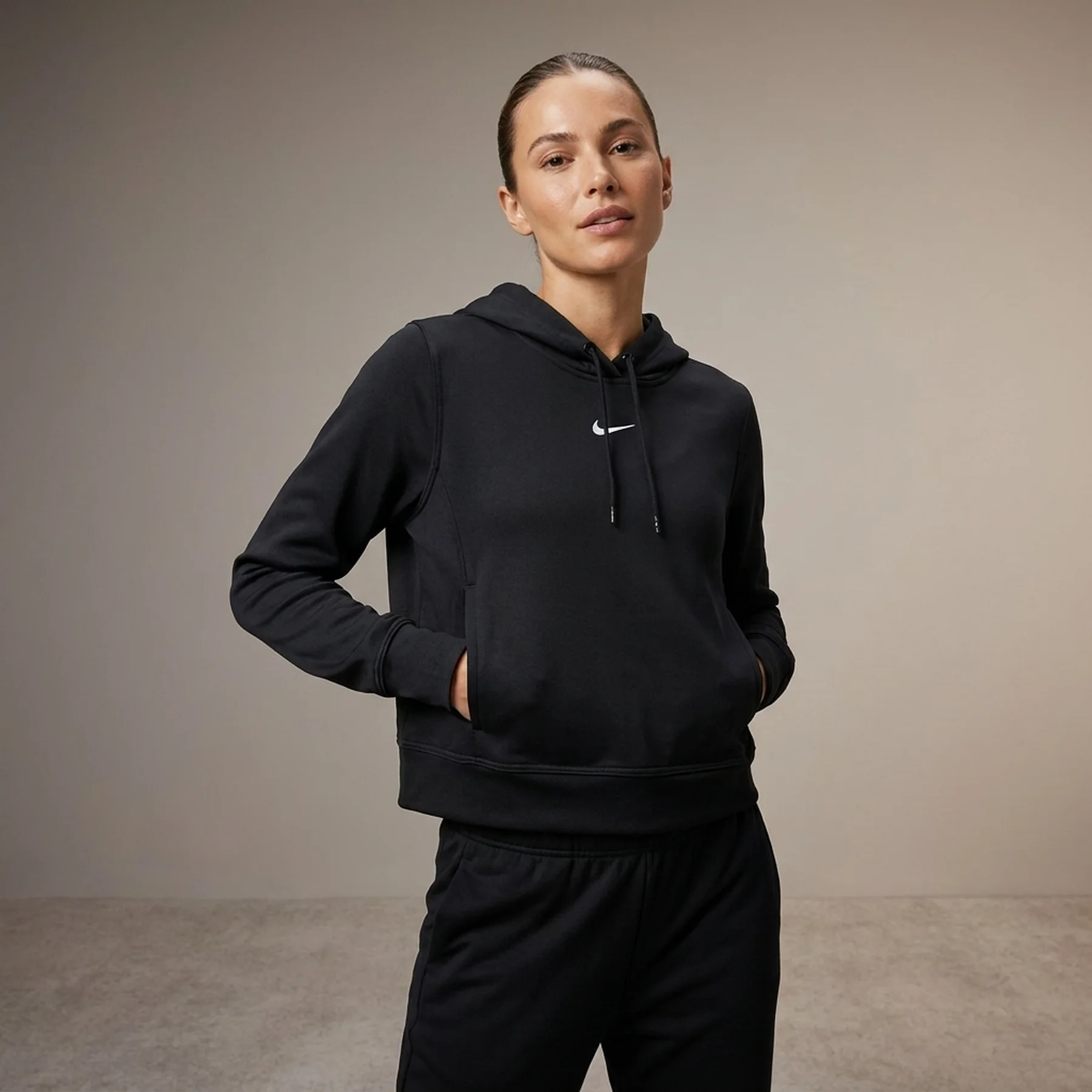 Кофта жіночі Nike One Tf Po Hoodie Lbr (FB5210-010)