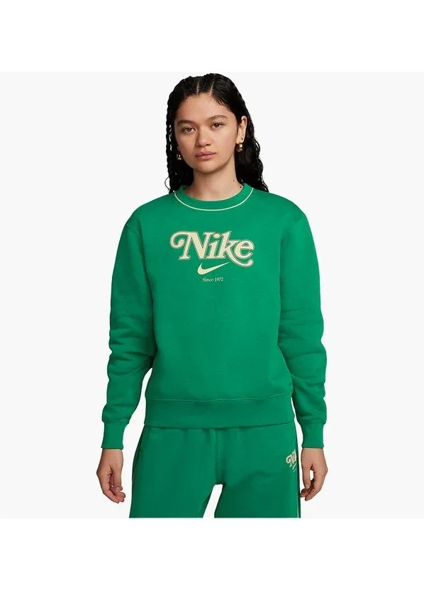 Кофта жіночі Nike Sportswear Fleece-Sweatshirt Green (HJ3976-365)
