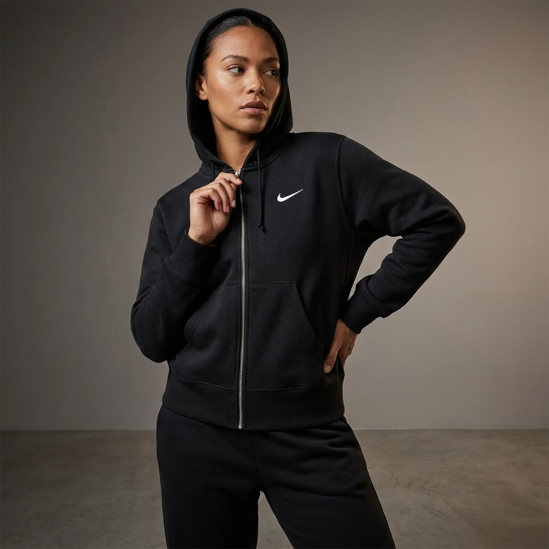 Кофта жіночі Nike Sportswear Phoenix Fleece Black (HJ0995-010)