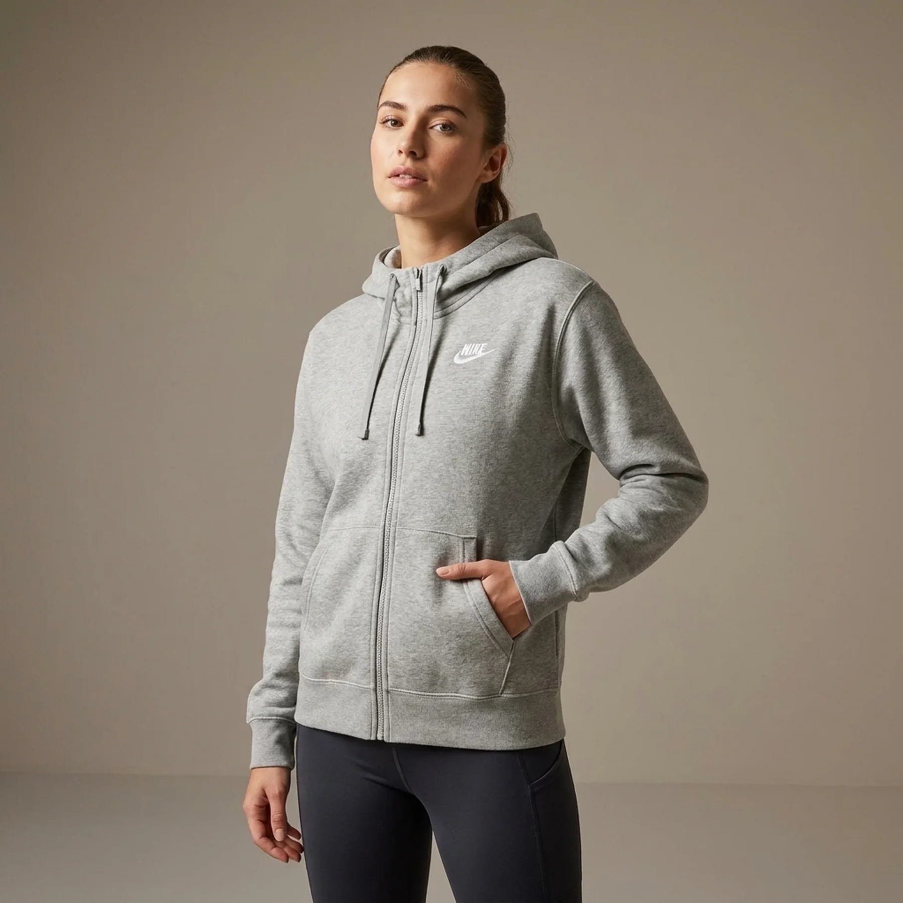 Кофта жіночі Nike Sportswear Phoenix Fleece Grey (HJ0995-051)