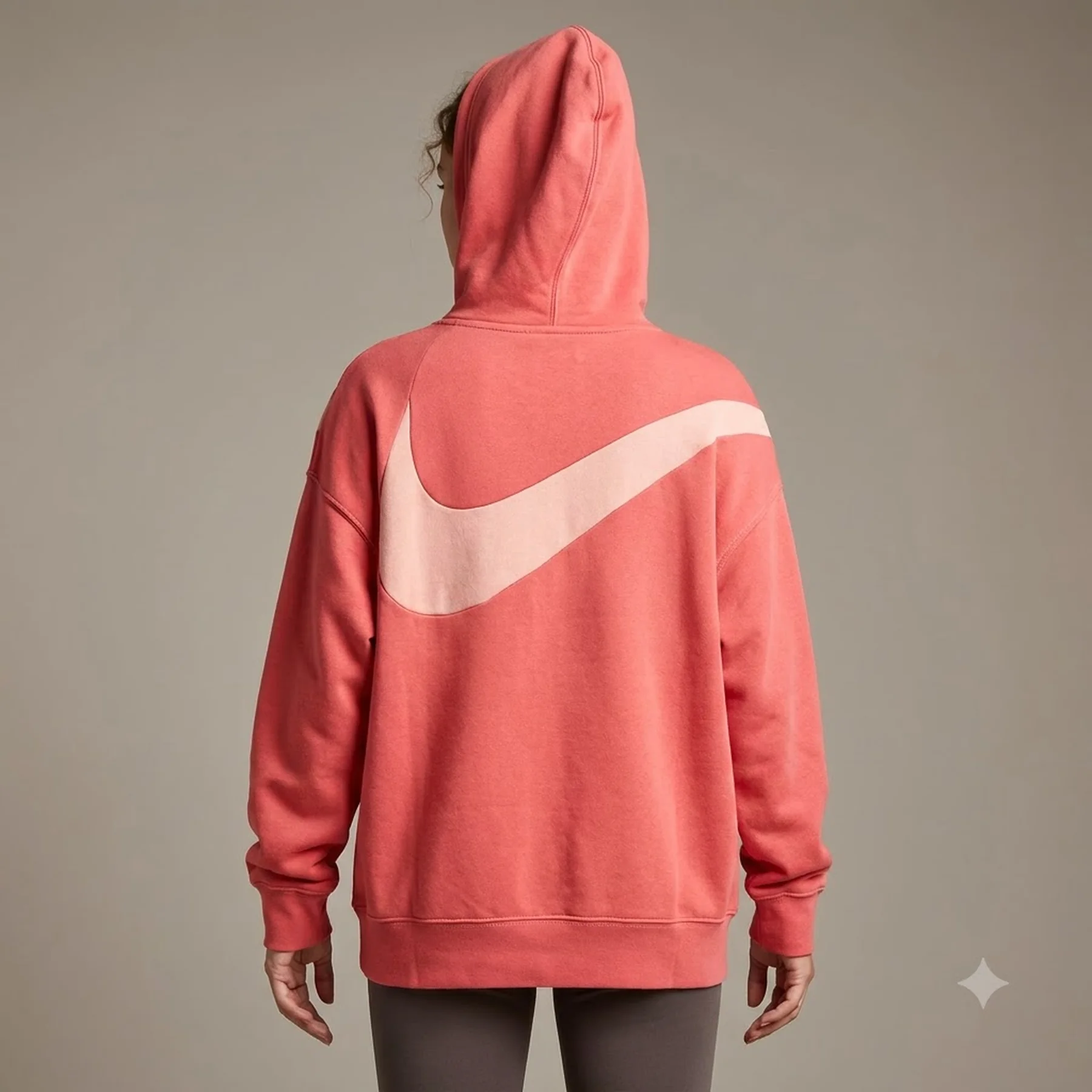 Кофта жіночі Nike Sportswear Swoosh Women's Oversized Fleece (DD5580-605)