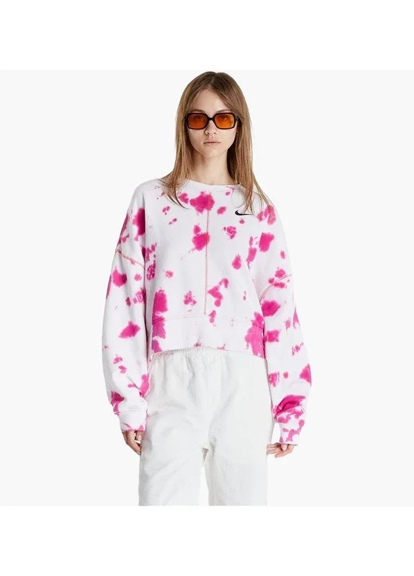 Кофта жіночі Nike Sportswear Women's Oversized Fleece Tie-Dye (DM6357-621)