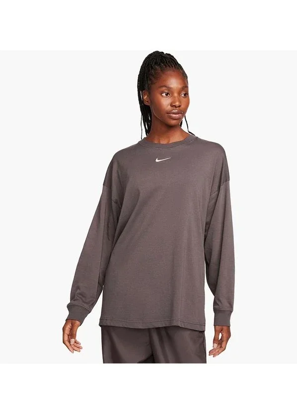 Кофта жіночі Nike T-Shirt Sportswear Brown (HF0989-254)