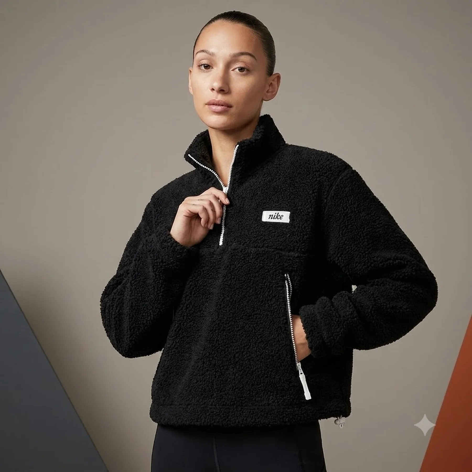 Кофта жіночі Nike Therma-Fit 1/2-Zip Top (DQ6242-010)