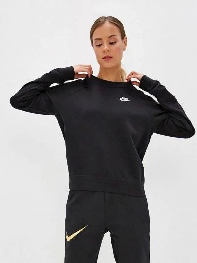 Кофта жіночі Nike W Nsw Essntl Crew Flc Black (BV4110-010)