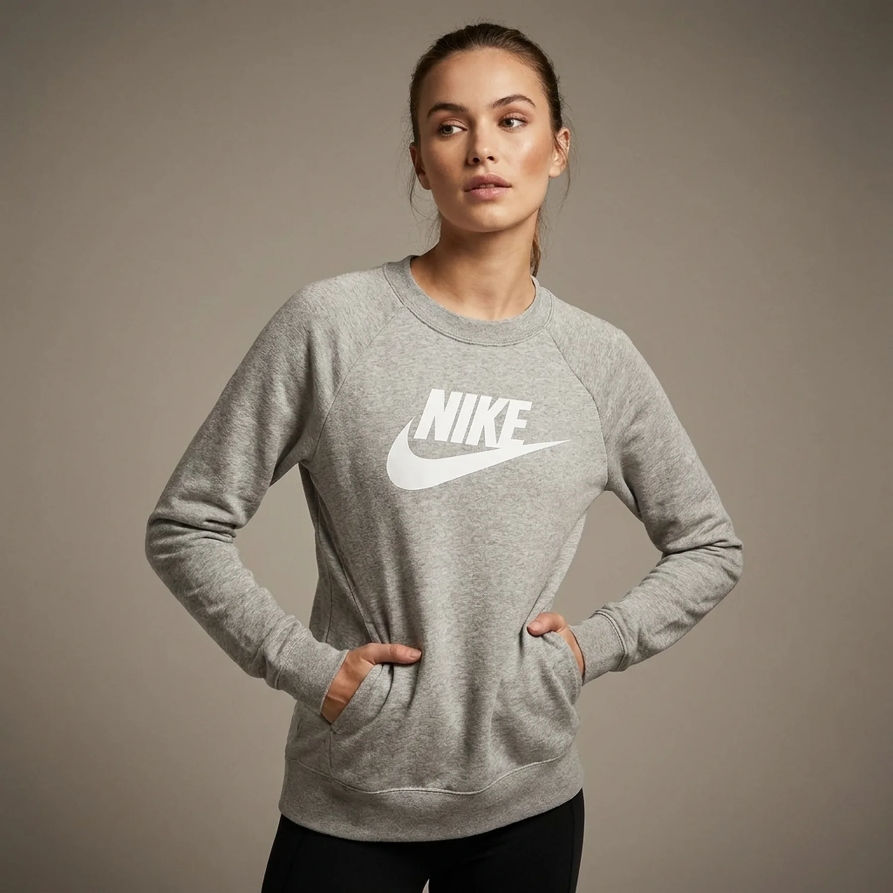 Кофта жіночі Nike W Nsw Essntl Crew Flc Hbr (BV4112-063)