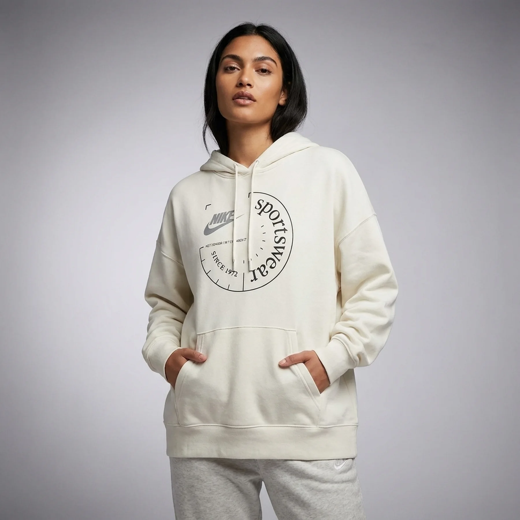 Кофта жіночі Nike W Nsw Ft Os Fleece Po Hoodie Spu (FN7695-020)