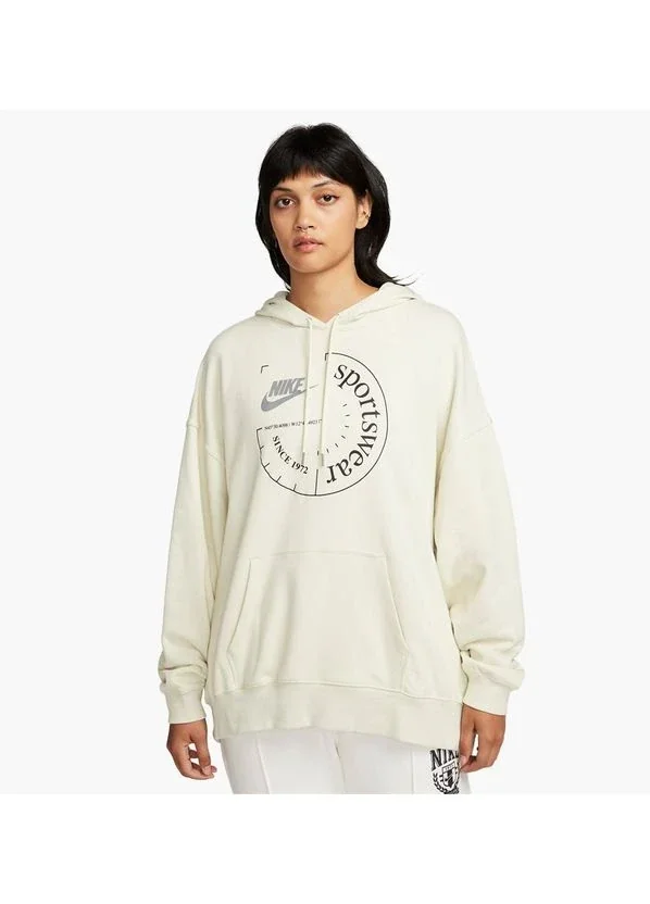 Кофта жіночі Nike W Nsw Ft Os Fleece Po Hoodie Spu (FN7695-020)