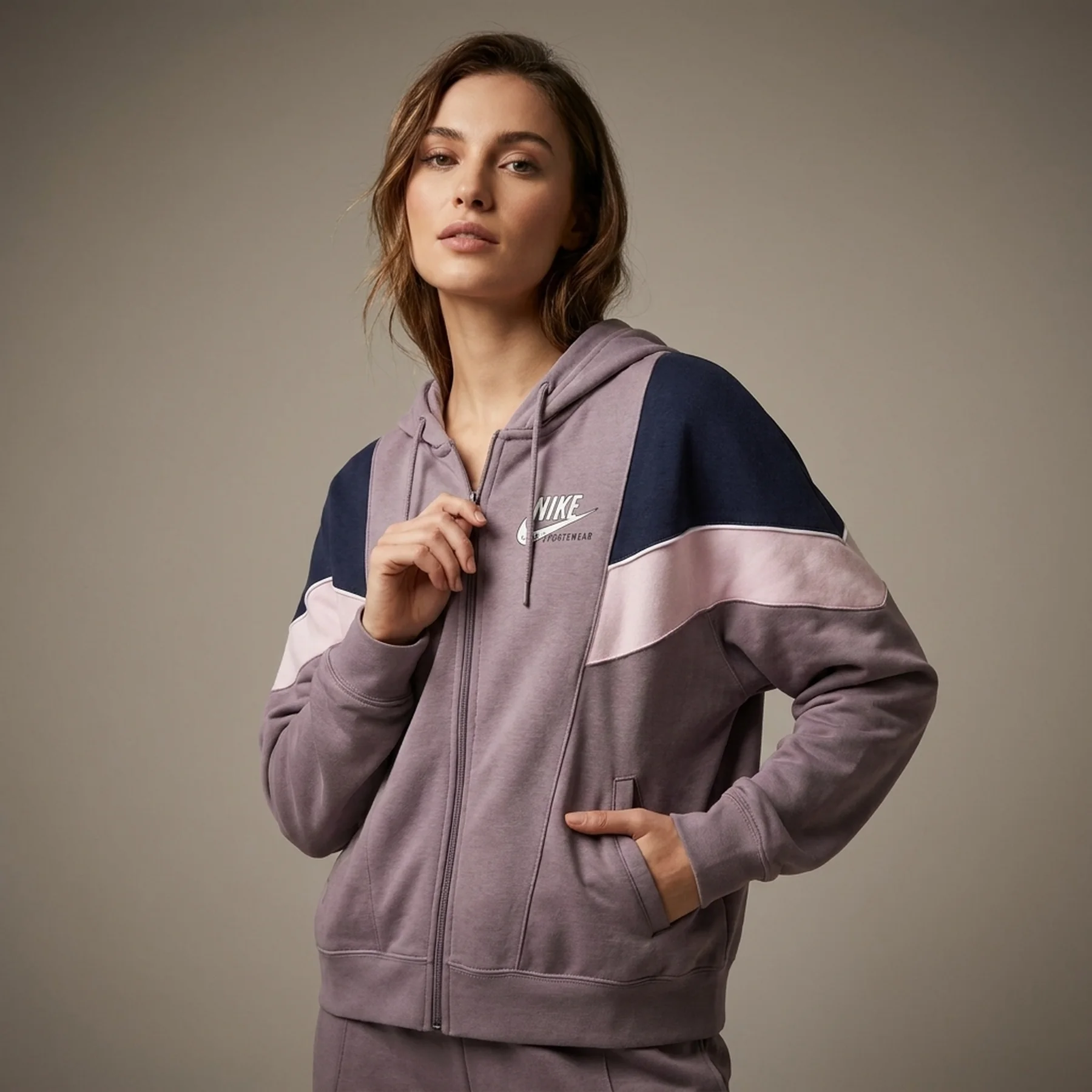 Кофта жіночі Nike W Nsw Heritage Fz Flc (CZ8600-531)