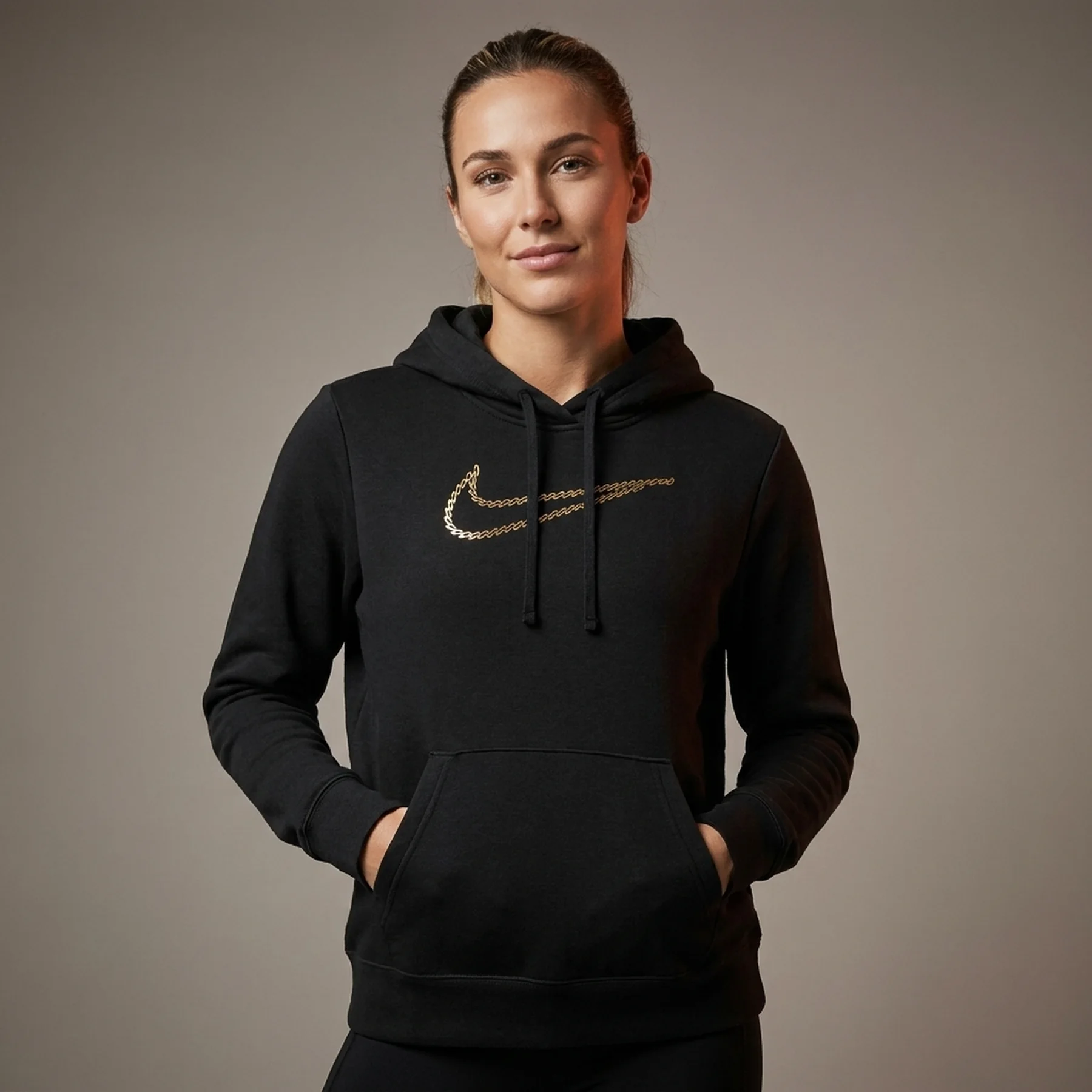 Кофта жіночі Nike W Nsw Pe Clb Flc (FB8763-010)