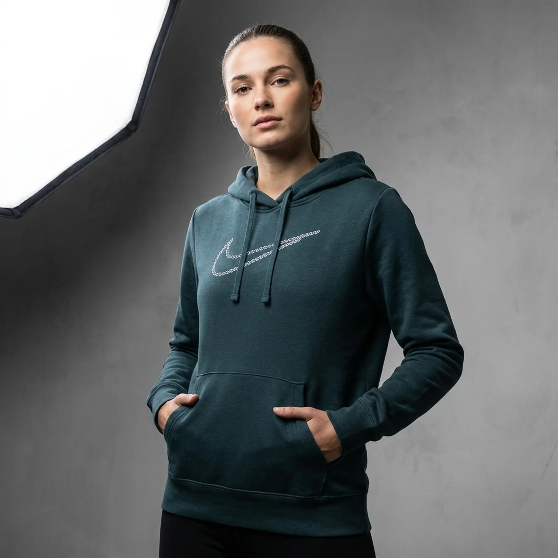 Кофта жіночі Nike W Nsw Pe Clb Flc (FB8763-328)