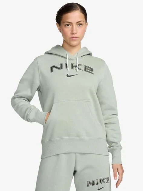 Кофта жіночі Nike W Nsw Phnx Flc Std Po Logo Hdy (HM9751-370)