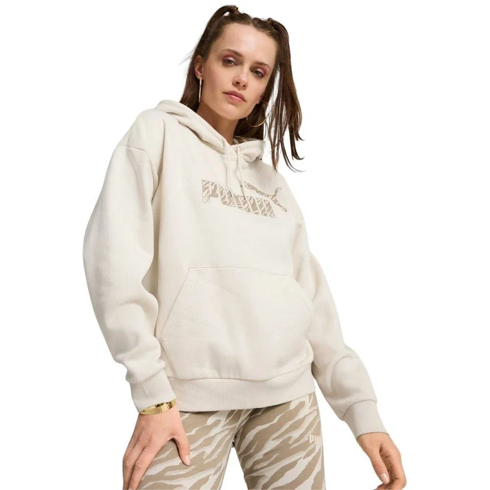 Кофта жіночі Puma Ess+ Animal Hoodie Beige (681492-87)