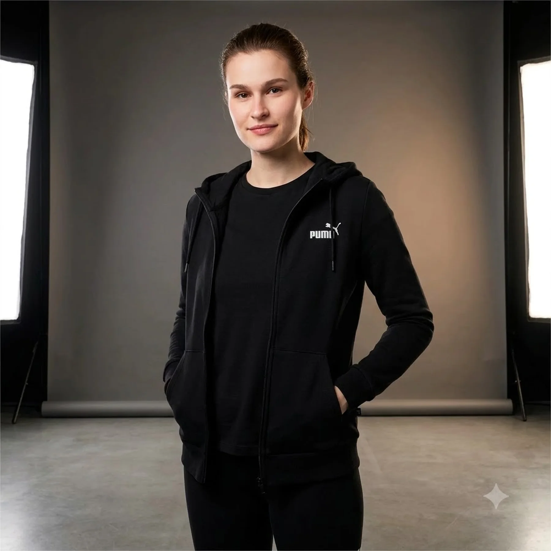 Кофта жіночі Puma Ess Full-Zip Hoodie (58681101)