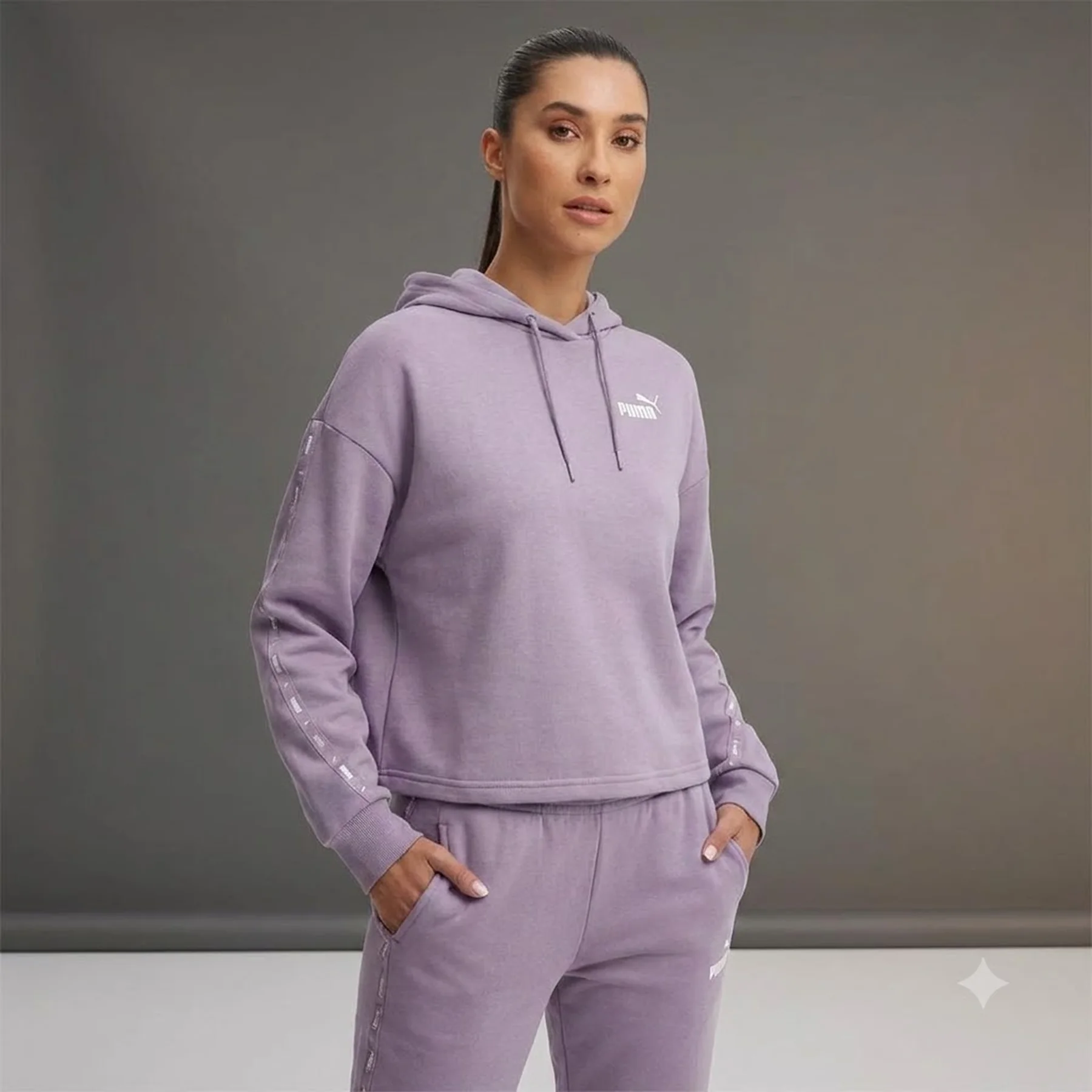Кофта жіночі Puma Ess Tape Hoodie Fl Violet (675996-30)