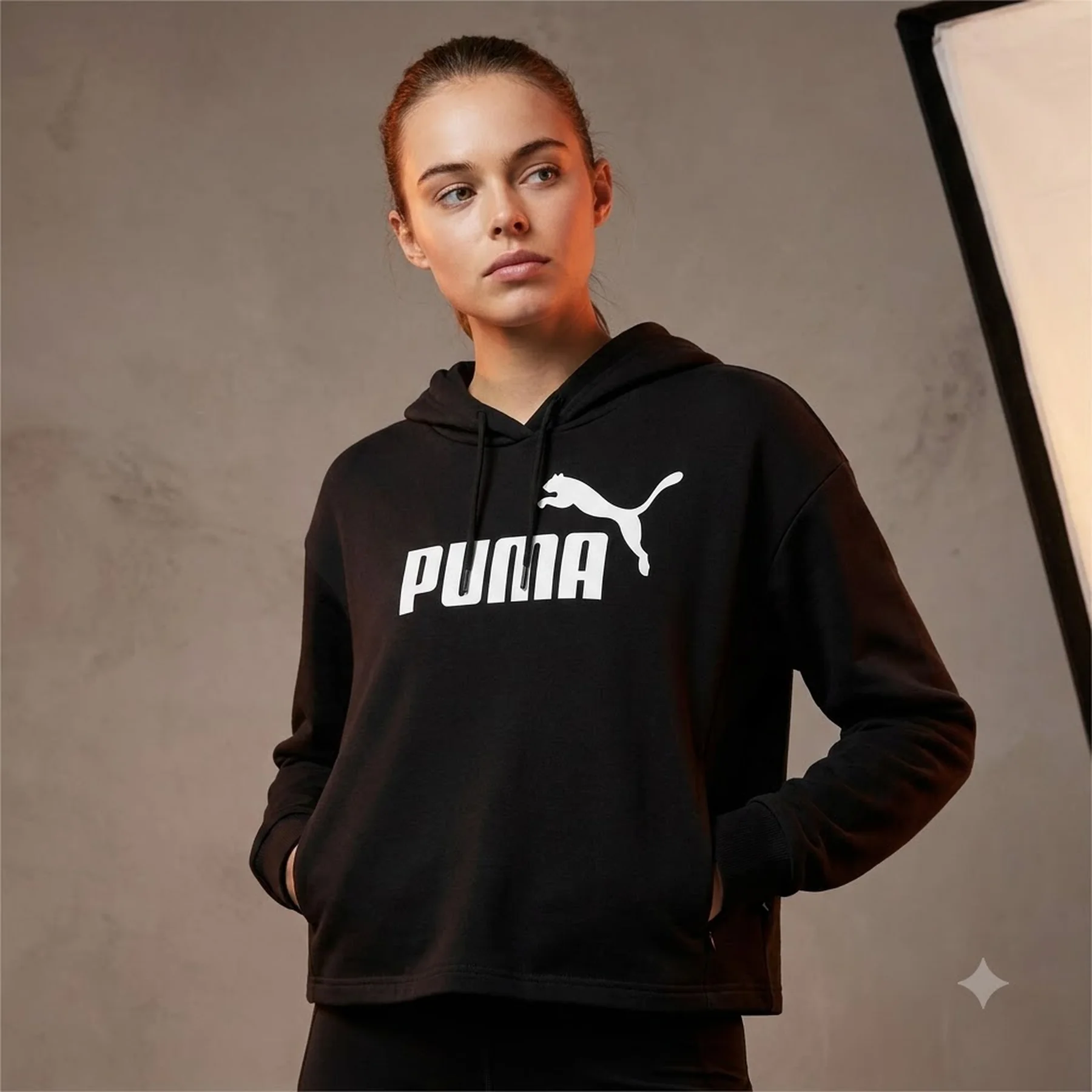 Кофта жіночі Puma Essentials Logo Black (586869-01)