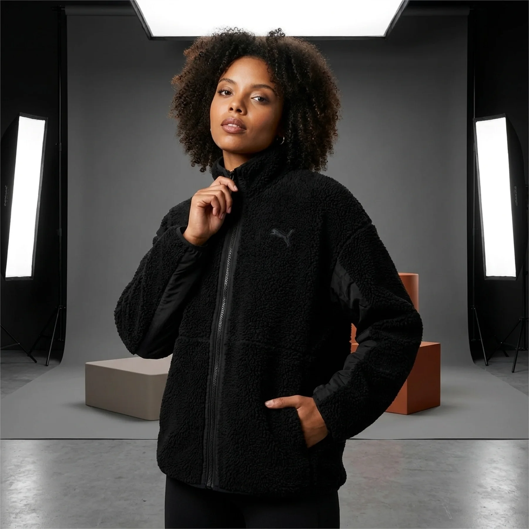 Кофта жіночі Puma Sherpa Black (626488-01)