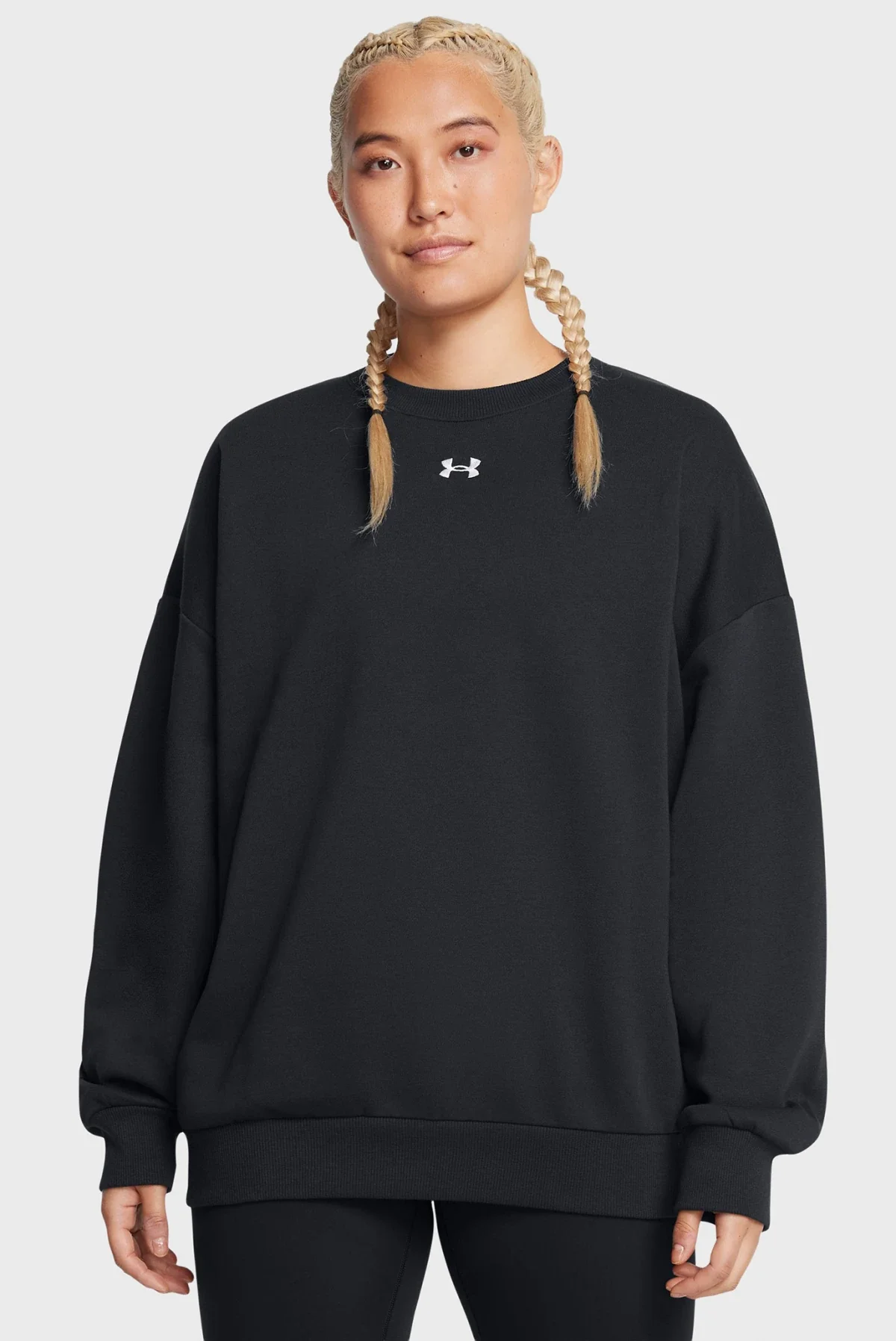 Кофта жіночі Under Armour Ua Rival Fleece Os Crew (1386463-001)