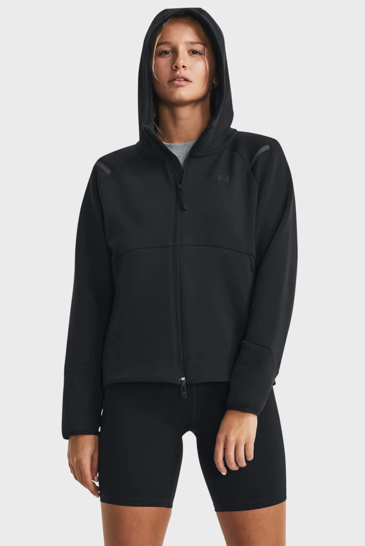 Кофта жіночі Under Armour Unstoppable Flc Fz Black (1379842-001)