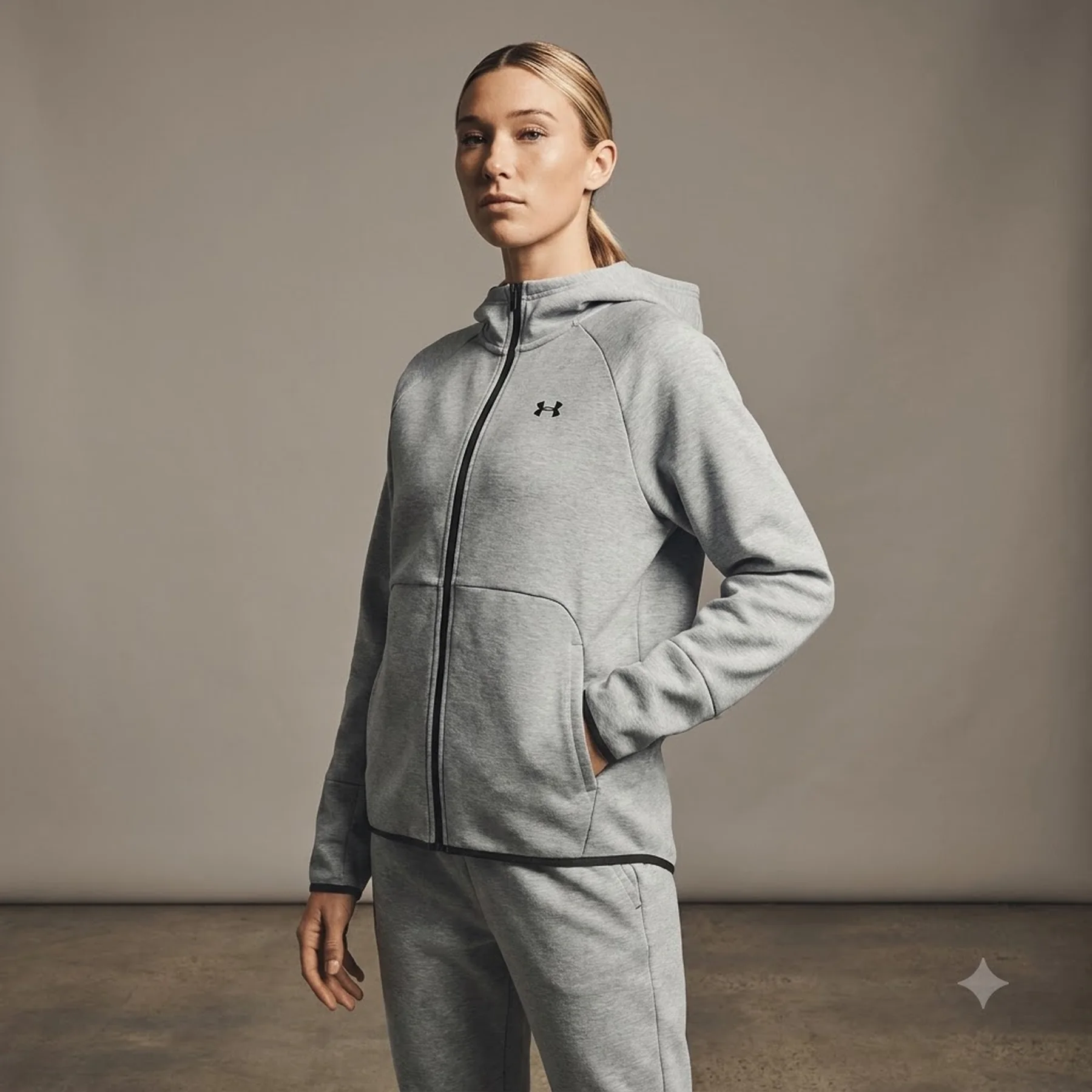 Кофта жіночі Under Armour Unstoppable Flc Fz Grey (1379842-348)