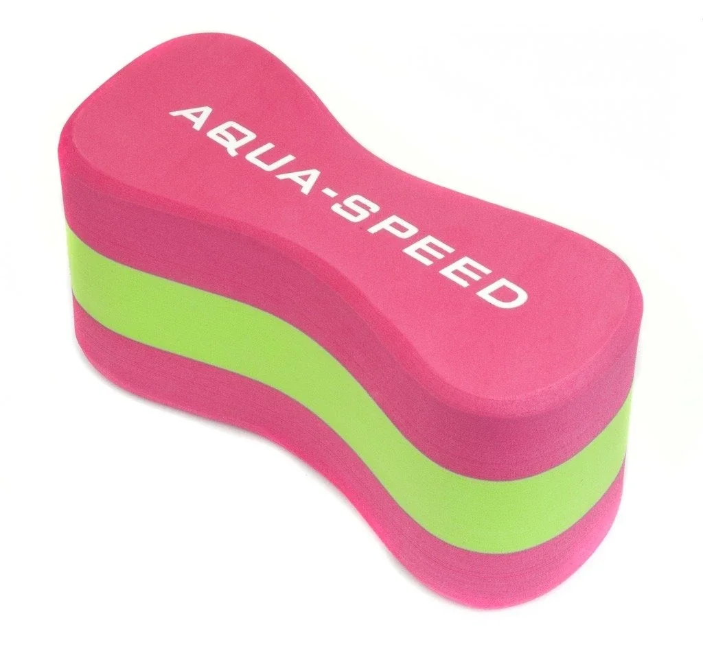 Колобашка для плавання Aqua Speed JUNIOR 3 LAYESR PULLBUOY 6779 рожевий, зелений Уні 20x8x10cм