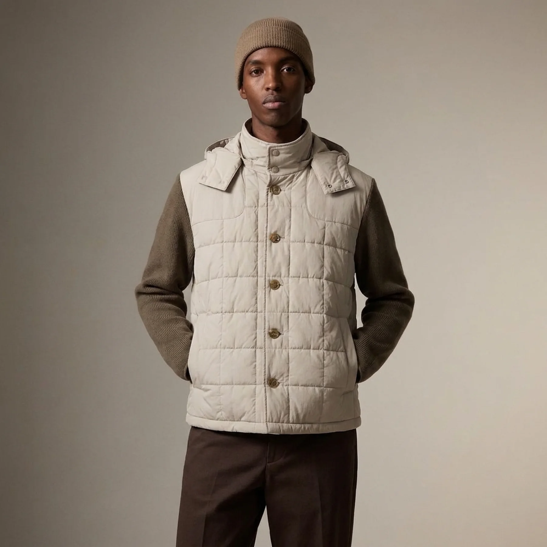Комбінована стьобана куртка JW ANDERSON and UNIQLO 1159854459