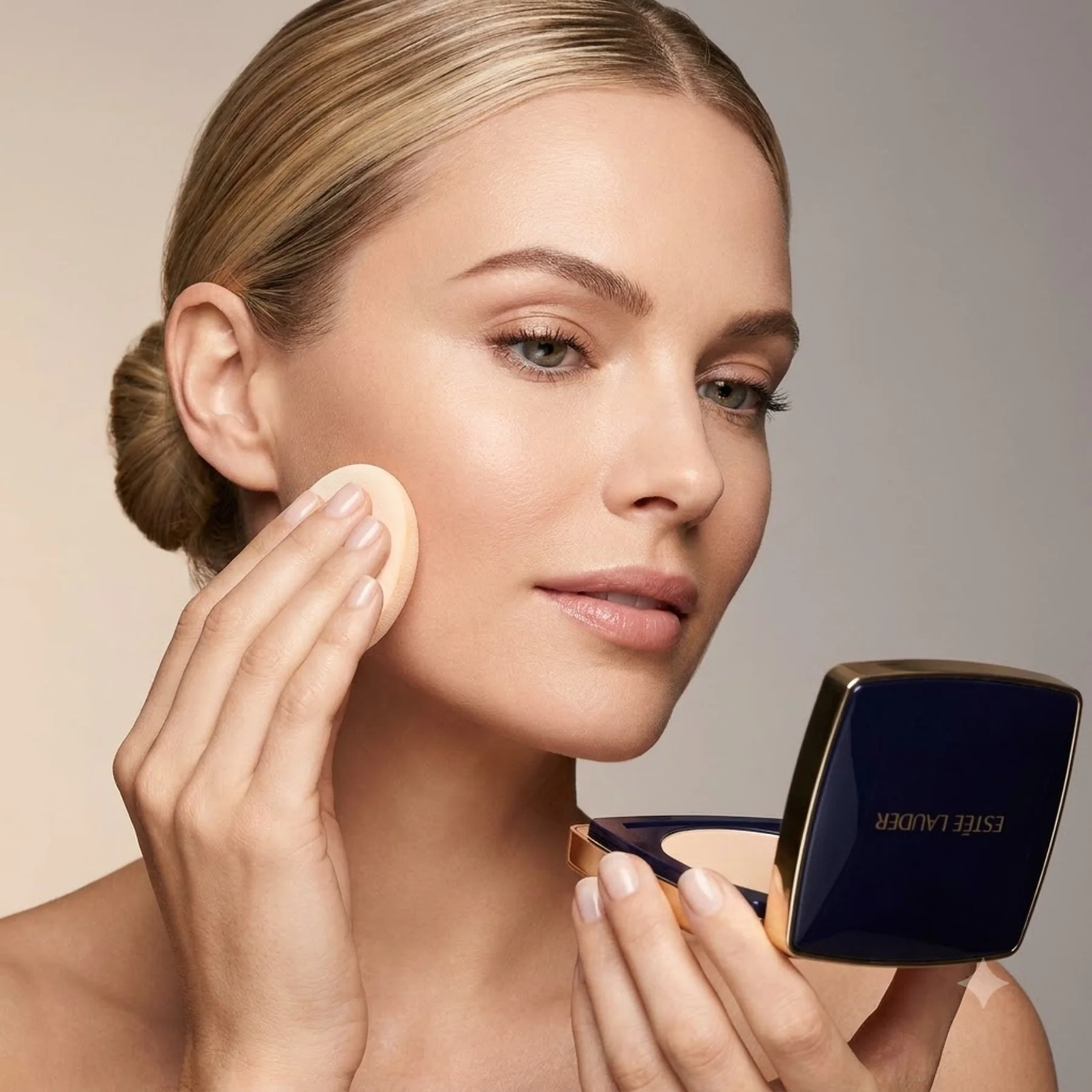 компактная тональная крем-пудра SPF 10 Estee Lauder Double Wear Stay-in-Place Matte Powder Foundation 12 г 2C1 Pure Beige