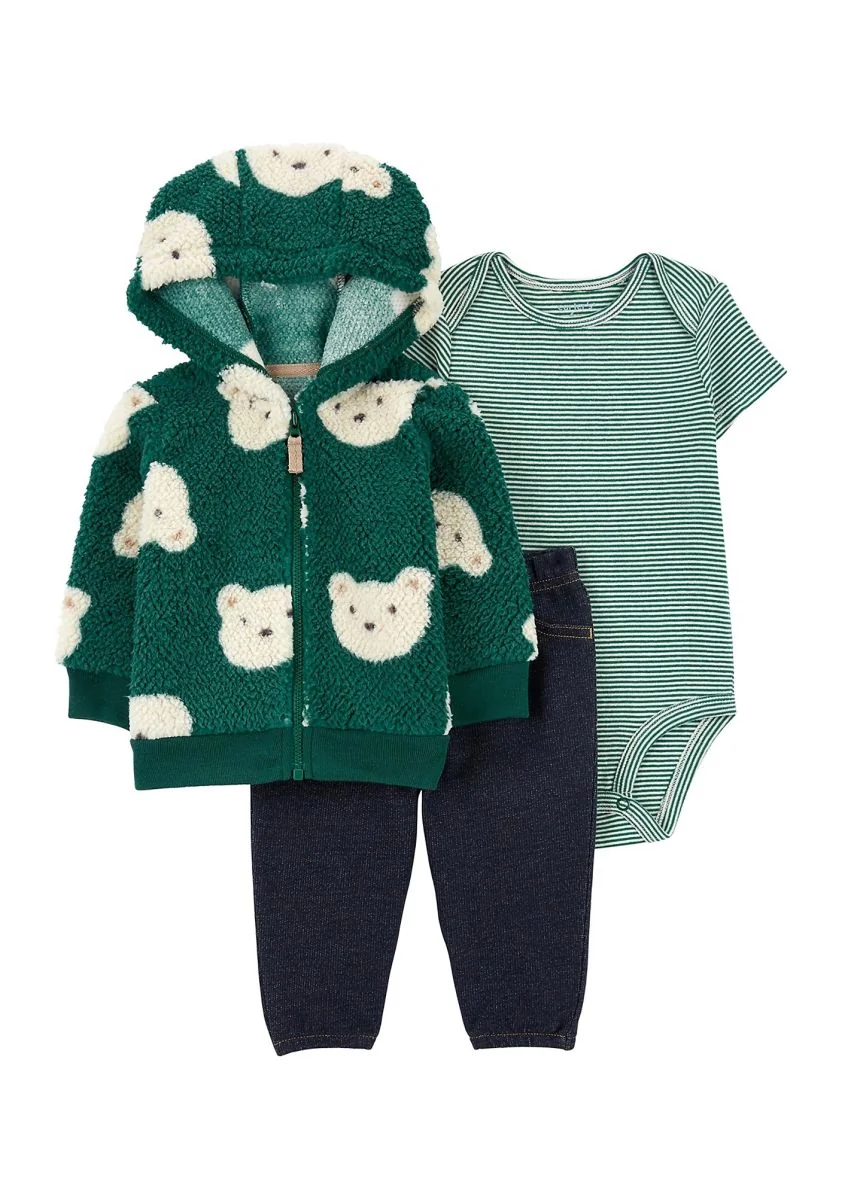 Комплект одягу Carter's толстовка, боді та штани 1159840456