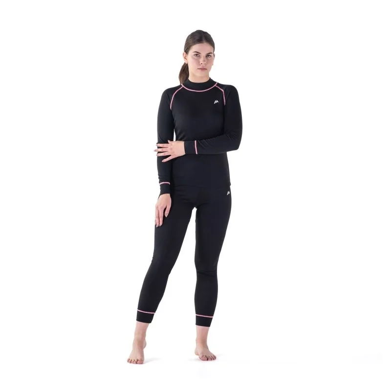 Комплект термобілизни LADY SIRION SET-BLK/DES FLOWE MARTES XL Чорний