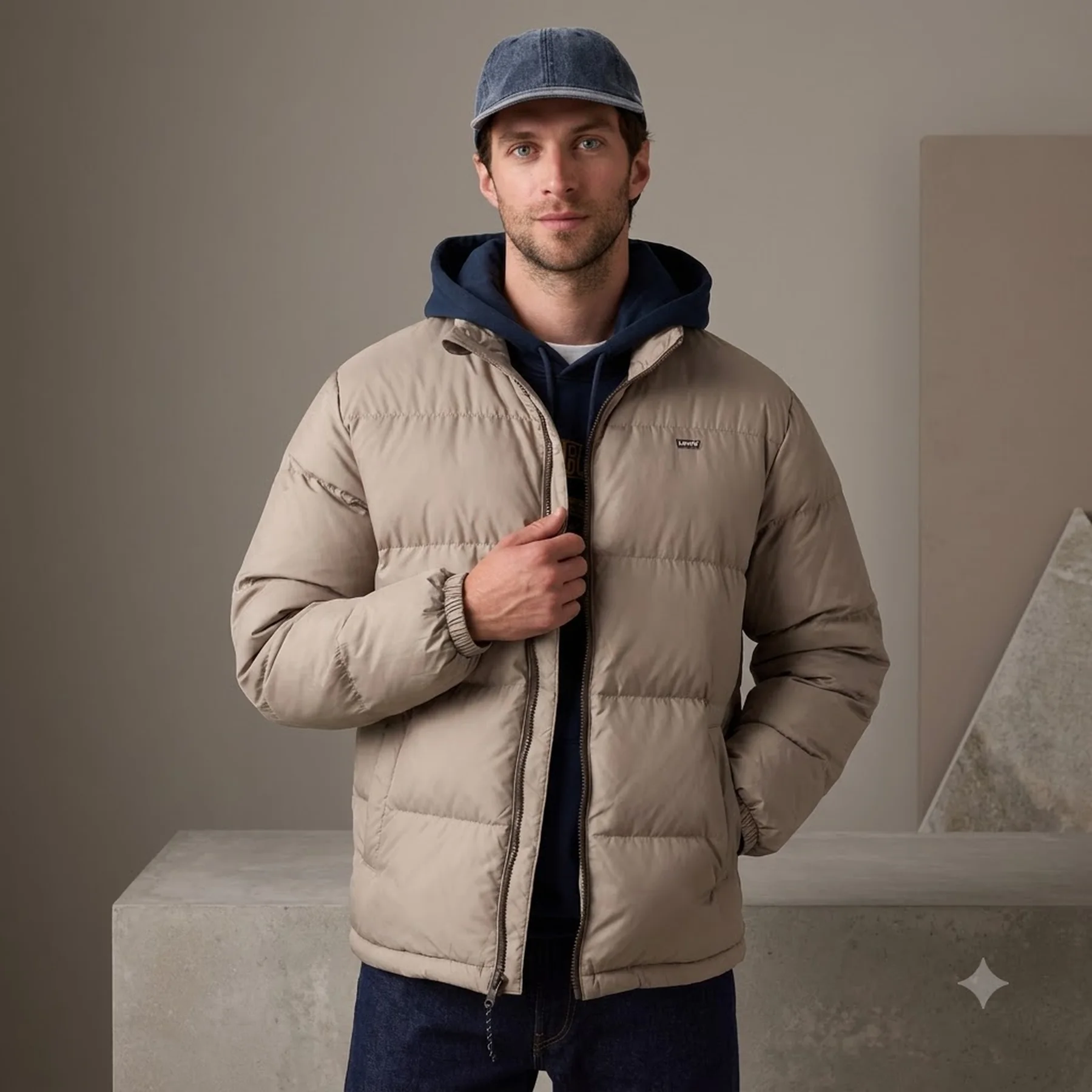 Коротка пухова куртка Piedmont Short Puffer (Fungi)