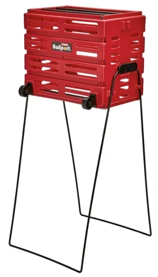 Кошик для тенісних м'ячів Unique BALLPORT Deluxe-long handles на 80 м'ячів red