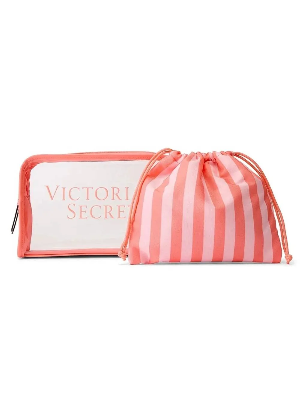 Косметичка 2 в 1 Victoria's Secret з принтом 1159835067 (Помаранчевий One size)