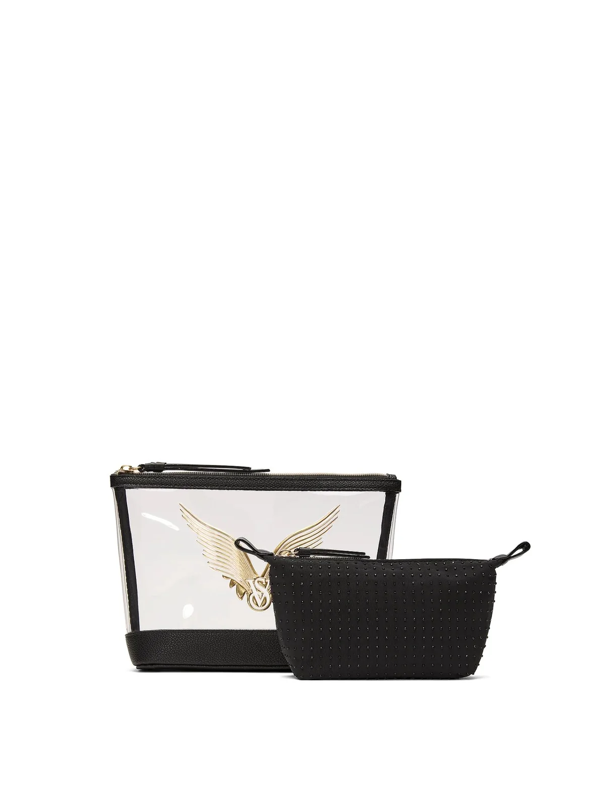Косметичка Victoria's Secret 2 в 1 з логотипом 1159848379 (Чорний One size)