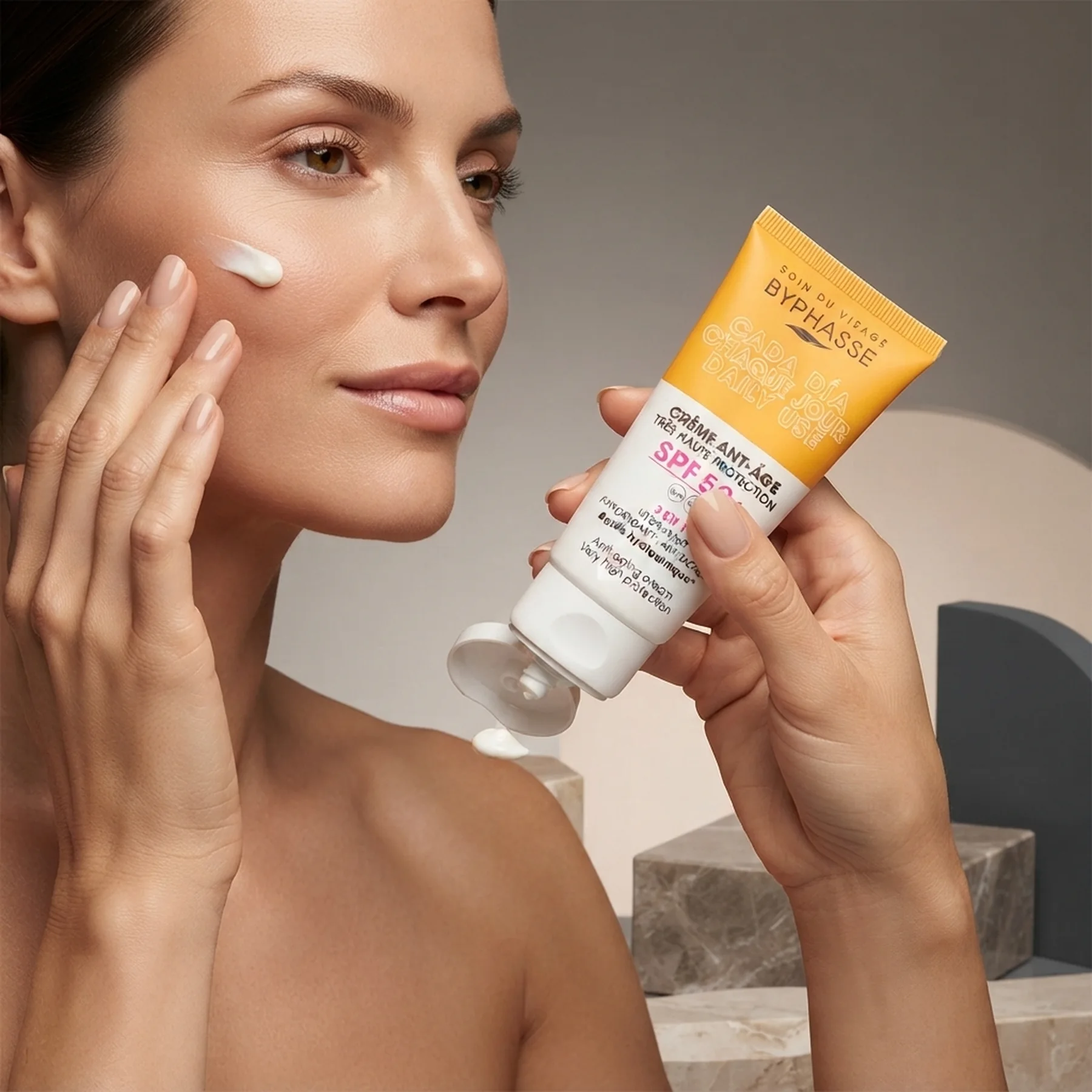 Крем Byphasse Anti-Aging Facial Cream SPF 50+ 50 мл Без тона