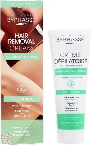 Крем Byphasse Hair Removal Cream With Aloe Vera Exract 125 мл