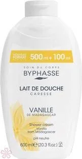 Крем для душа Byphasse Caresse Shower Cream (New look) 600 мл Квіти ванілі