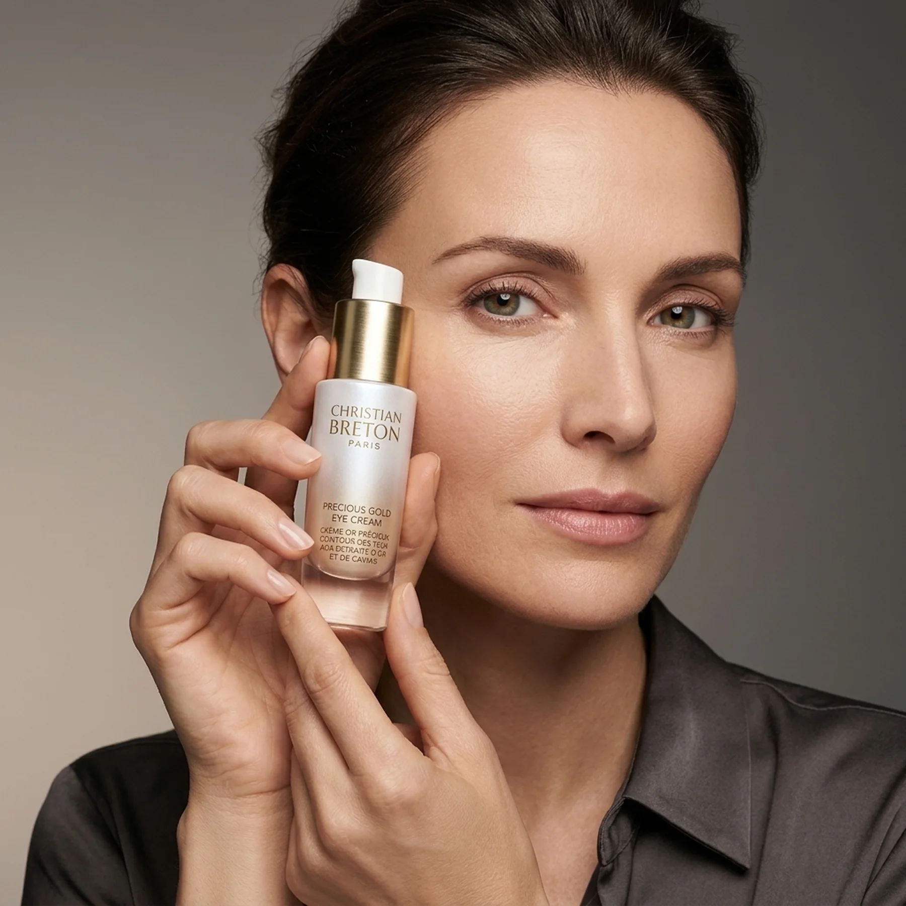 Крем для контура глаз с экстрактом трюфеля и коллоидным золотом Christian BRETON PRECIOUS GOLD EYE CREAM 15 мл