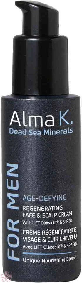 Крем для лица для мужчин Alma K Regenerating Face & Scalp Cream SPF 30 60 мл