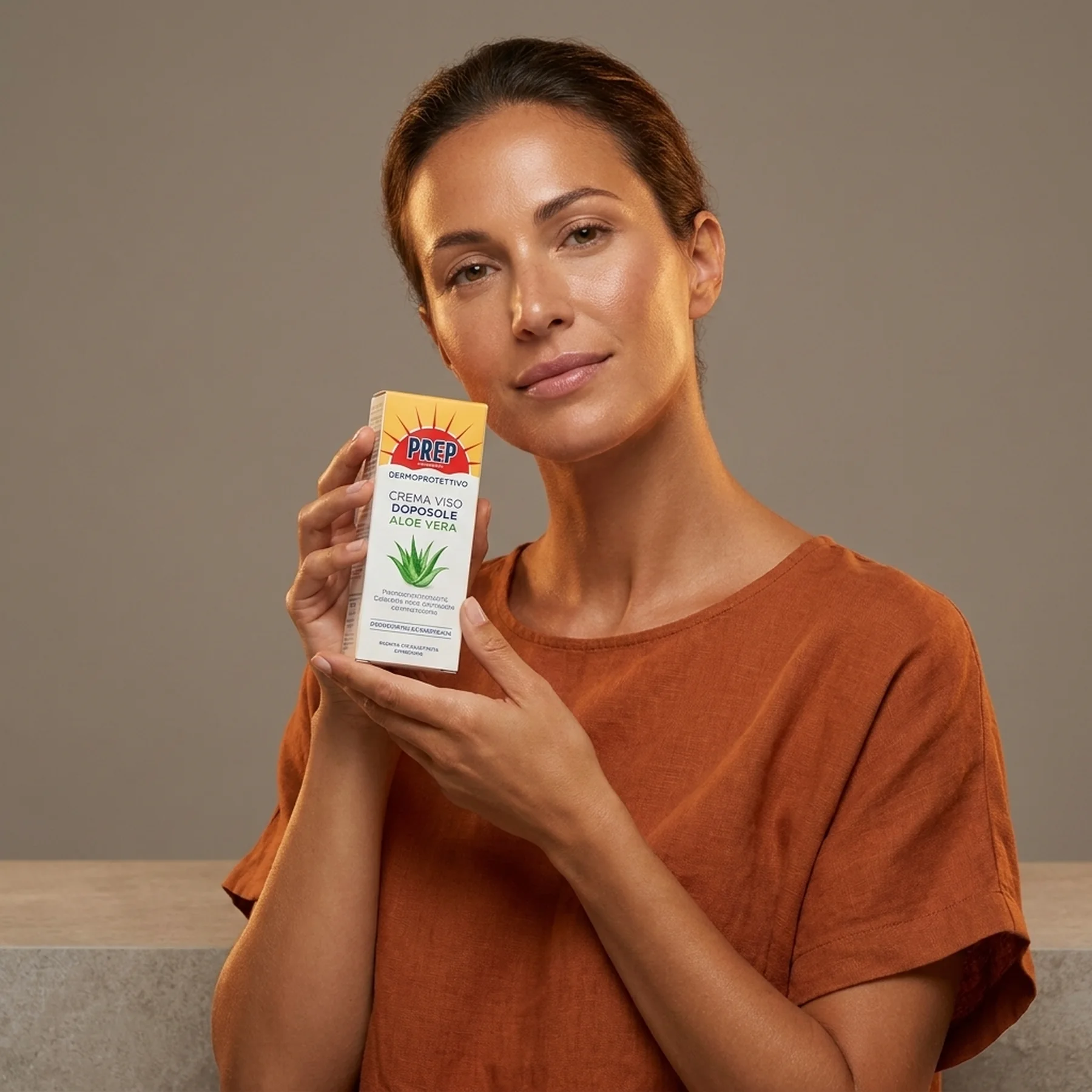 Крем для лица PREP Crema Doposole Viso Aloe Vera 50 мл