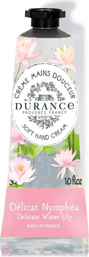 Крем для рук Durance Soft Hand Cream 30 мл Ніжна водяна лілія