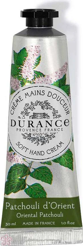 Крем для рук Durance Soft Hand Cream 30 мл Східні пачулі