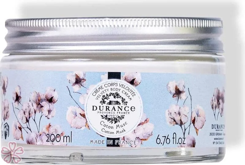Крем Durance Creme Corps Veloutee 200 мл Бавовна