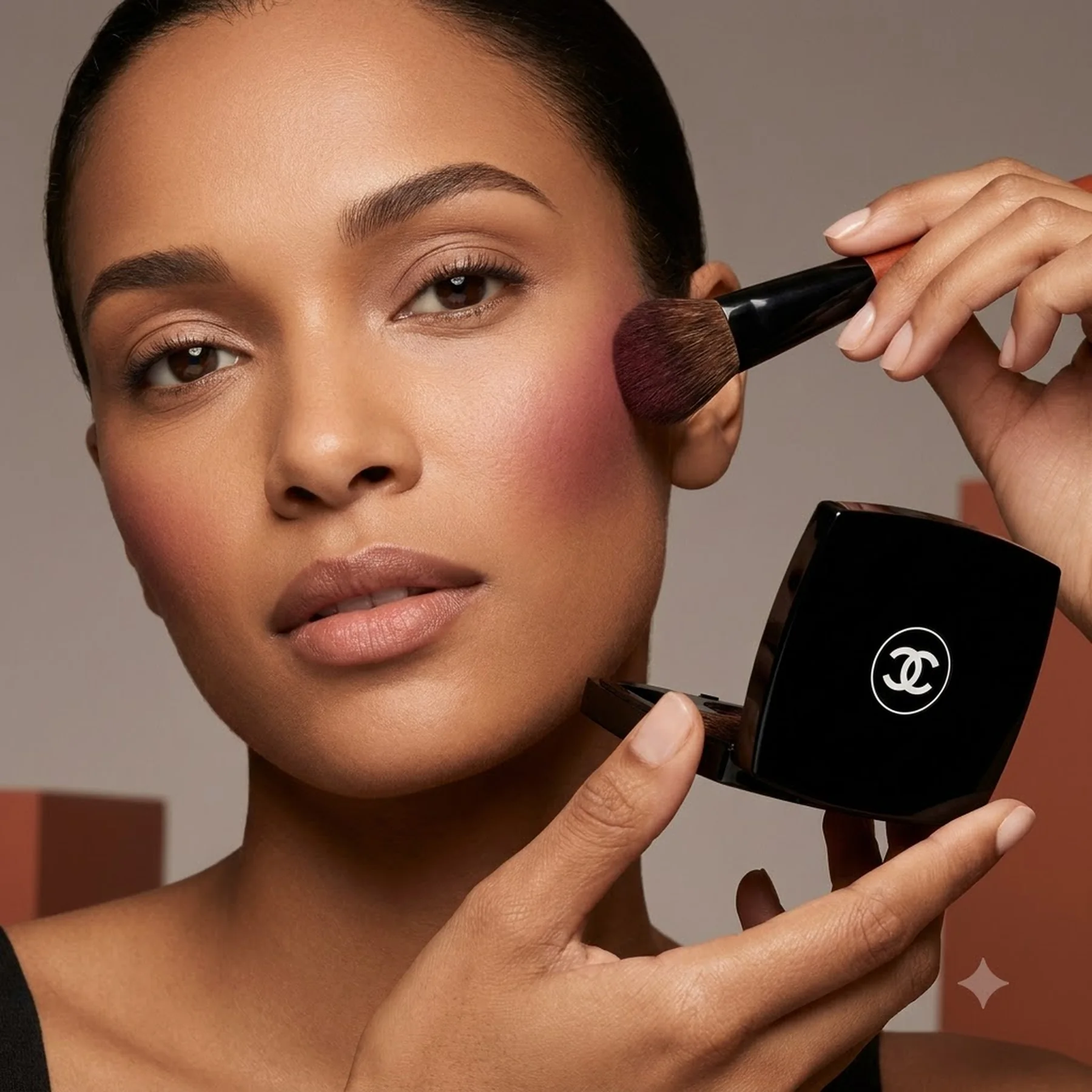 Кремово- пудровые румяна CHANEL JOUES CONTRASTE INTENSE 8 г 236 GRENAT PROFOND