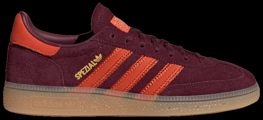 Кросівки Adidas Originals Handball Spezial sneakers in burgundy and orange