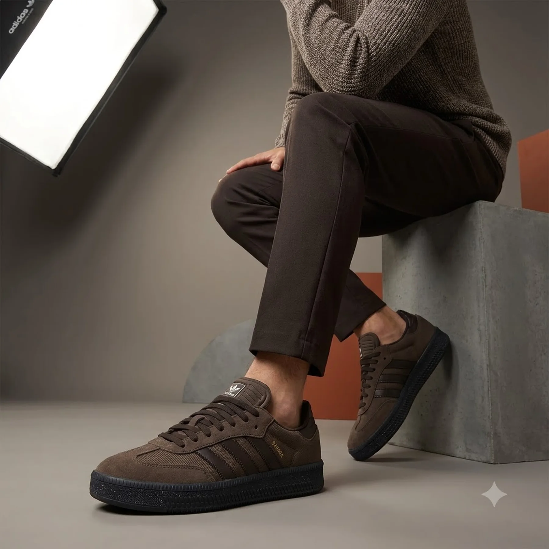 Кросівки Adidas Samba XLG Dark Brown