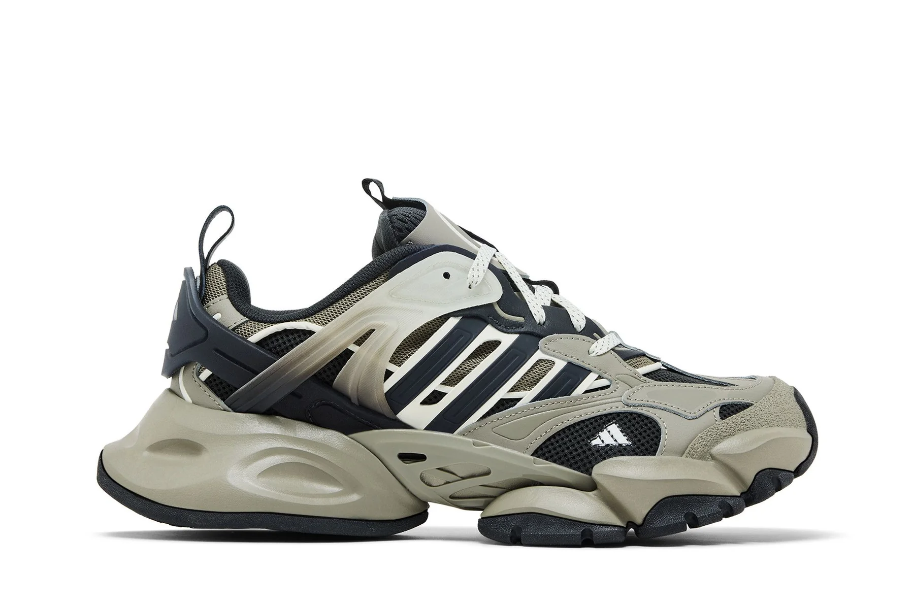 Кросівки Adidas XLG Runner Deluxe Egg Stone Silver Gray Carbon Black